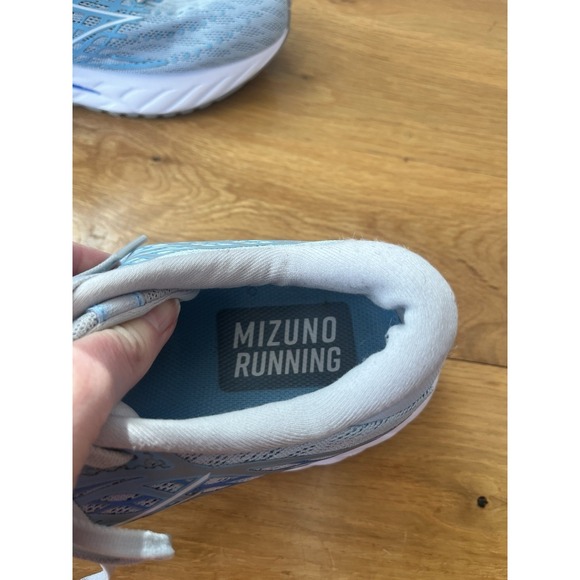 Mizuno Wave Inspire 20 Women's Cerulean Blue White Running Shoes Size 9.5 - Picture 6 of 9